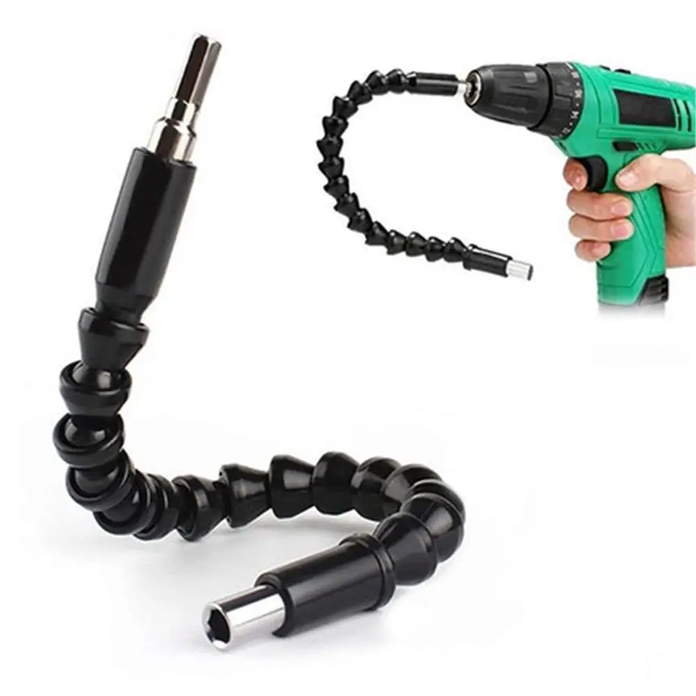 Flexible Drill Bit Extension (1 Count), Screwdriver Soft Shaft, Flexible Extension for Drill, Universal Drill Connection, Power Tool Accessories