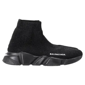 Pre-owned Balenciaga Balenciaga Speed Trainer Shoes in Black Polyester by Rebag