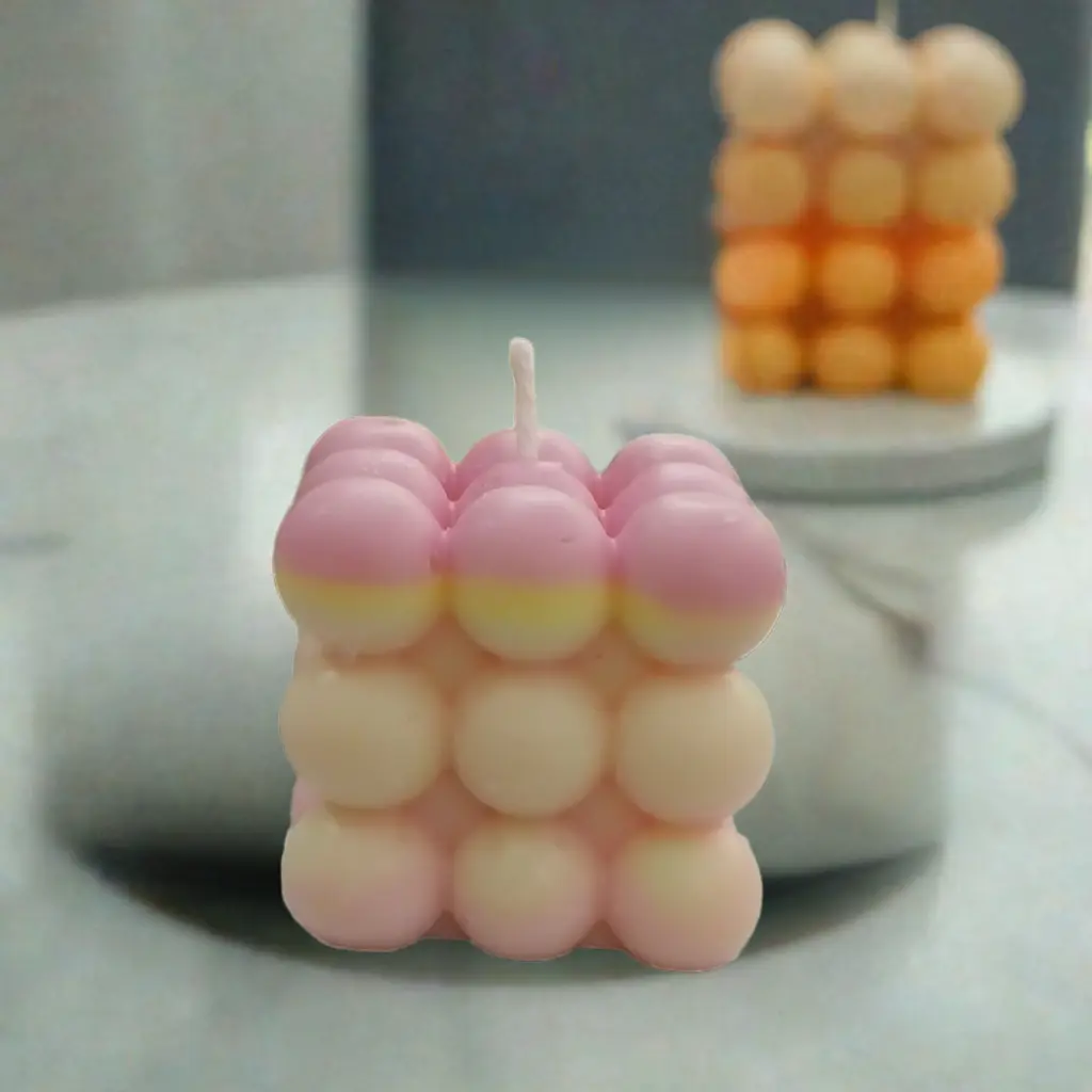 Scent Fushion Rainbow Bubble Candles – Gift-Ready Colorful Wax