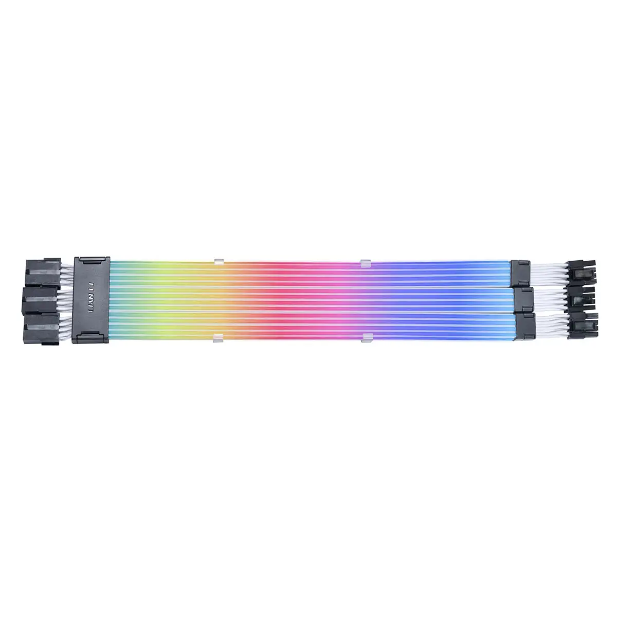 Lian-Li Strimer Wireless 3x8-Pin Addressable RGB GPU Power Extension Cable for PC Builders, 12 Light Guides, Wireless Cable for Enhanced RGB Lighting, Default Spec