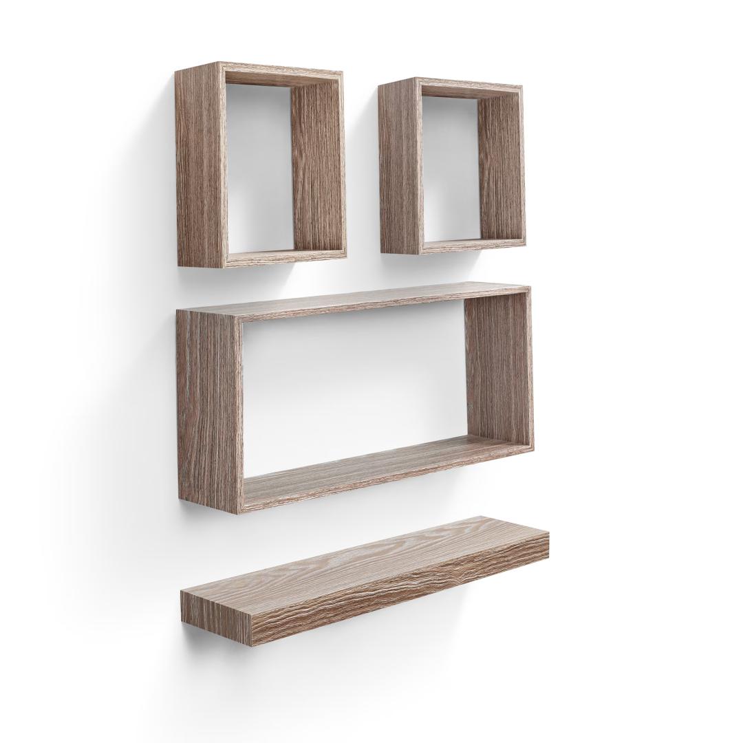 Floating Shelves, 17.72", wall-mounted wooden shelves for bathroom, bedroom, living room, kitchen; hanging shelf for book storage and decor with invisible brackets, maple Floating Shelves, 17.72", wall-mounted wooden shelves for bathroom, bedroom, living room, kitchen; hanging shelf for book storage and decor with invisible brackets, maple