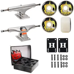 Independent Skateboard Trucks 159 + Satori 52mm 101A Wheels Spitfire Bearings + Hardware