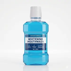 Cool Alcohol-Free Mild Mouthwash – +3 Shades Whiter – Removes Oral Bacteria & Deep Stains – 24H Fresh Breath – Clinically Proven – Net 100ml