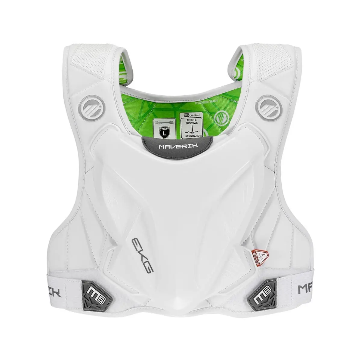 Unisex Low Profile Lacrosse Shoulder Liner Pads | Lightweight Anaform Construction for Chest & Spine Protection with Customizable Straps, Range Of Motion