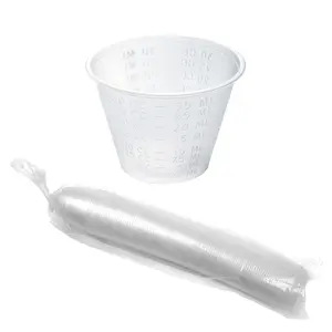 Medicine Cup 1 oz Easy-to-Read CC & ML Graduation Pack of 100 Strong Flexible Plastic Non-Sterile Bulk Pack