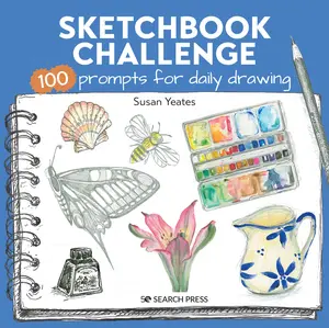 USED-Sketchbook Challenge: 100 Prompts for Everyday Drawing by Yeates, Susan (Paperback)