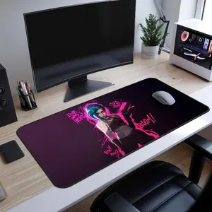 Jinx Unique Design Mouse Pad, Powder Keg Desk Mat, Madcap Gaming Mousepad, Large Jinx Desk Mat, Extended Jinx Mousepad