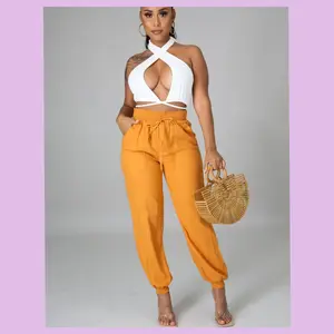 Kauna Jump Right Mustard Yellow In Joggers