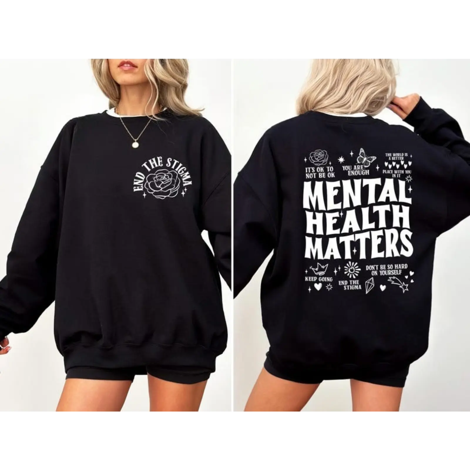 Mental Health Matters Hoodie, Mental Health Awareness Sweatshirt, You Matter Sweatshirt, Inspirational Sweatshirt, Self Love Sweatshirt