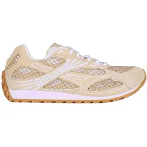 Bottega Veneta Orbit Tan Suede