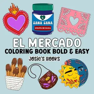 El Mercado Coloring Book Bold and Easy