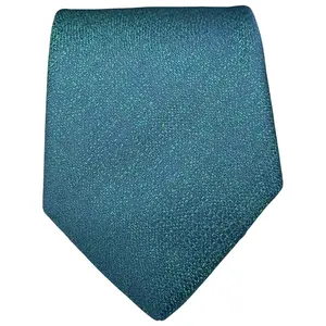 BISSE Necktie - Micro Fabric Men's Tie, Blue Patterned Men's Tie