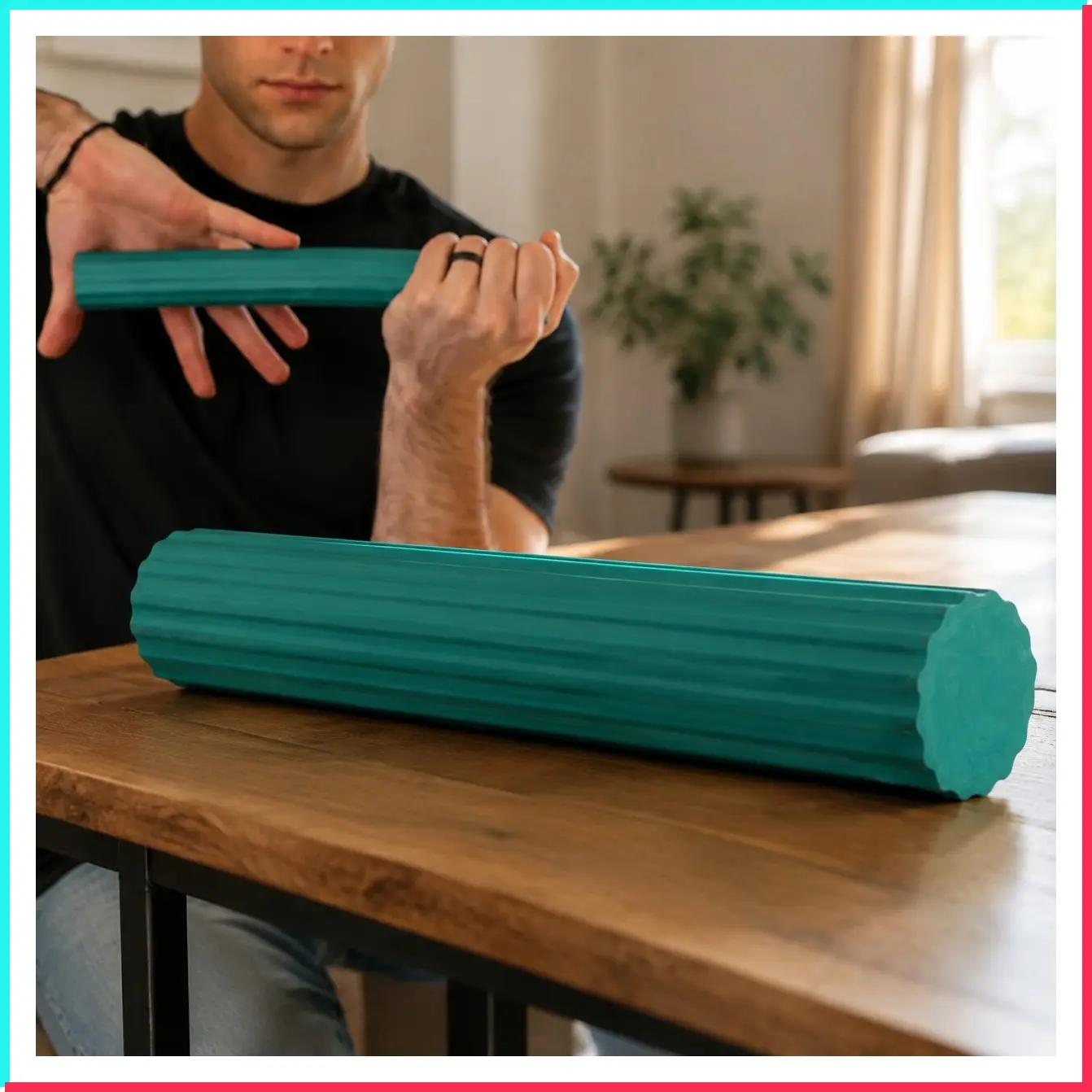 FlexBar Resistance Bar, Tennis Elbow, Physical Therapy, M, Green
