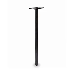 Pacifica In-Ground Steel Mailbox Post Black, Metal Material, Outdoor, Weather Resistant