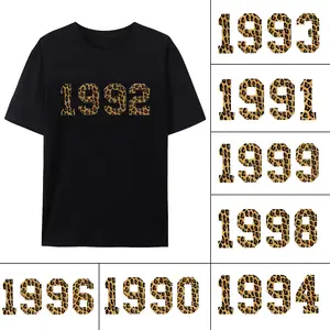 Vintage 90s Leopard Print Shirt – Retro 1990 - 1999 Animal Print Tee, Plus Size Graphic T-Shirt, Cute & Soft Top for Women