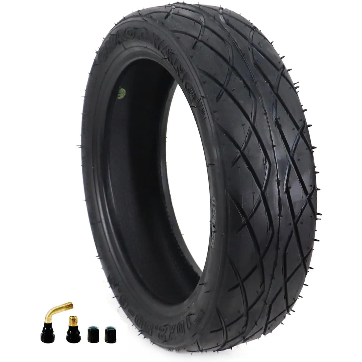 10x tubeless scooter tire with tire air valve for 10 inch foldable smart portable electric scooter wheel tire replacement parts