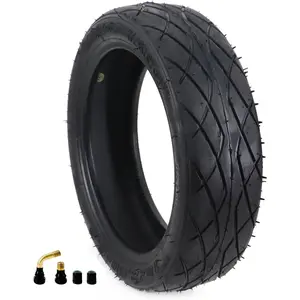 10x tubeless scooter tire with tire air valve for 10 inch foldable smart portable electric scooter wheel tire replacement parts