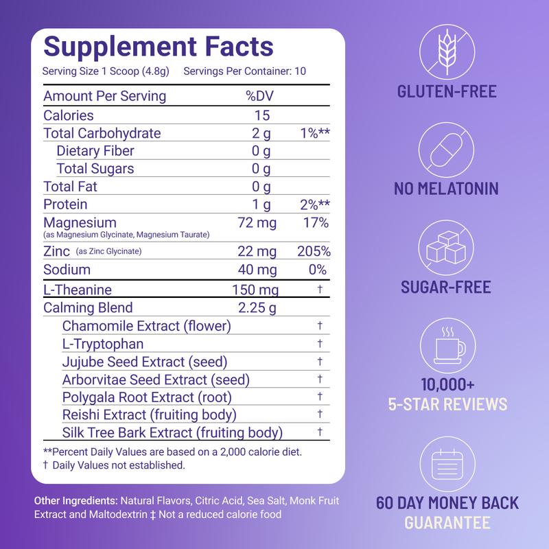 MoonBrew Sleep Drink - Apple Cider Magnesium Mix (Top Secret Flavor, TikTok Exclusive)