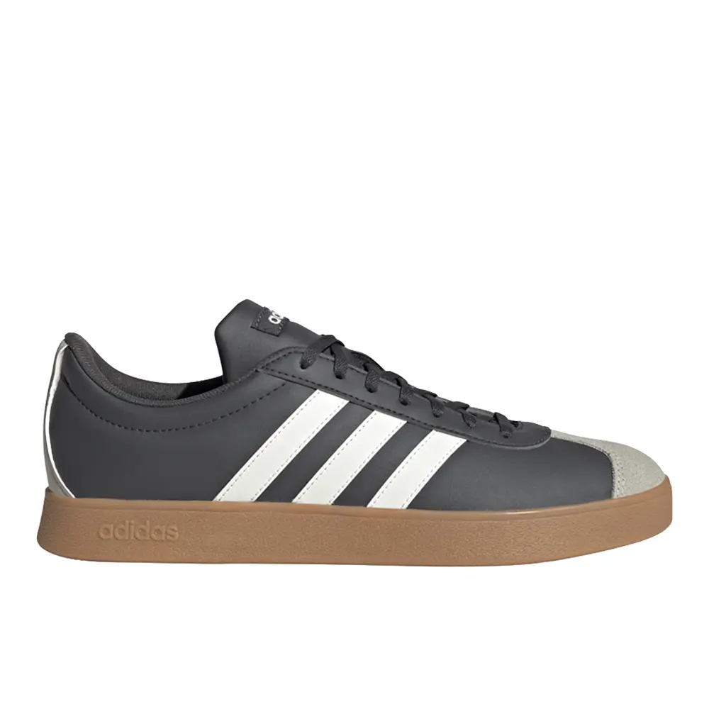adidas Mens Vl Court Base Lace Up Sneakers Shoes Casual - Grey adidas Mens Vl Court Base Lace Up Sneakers Shoes Casual - Grey