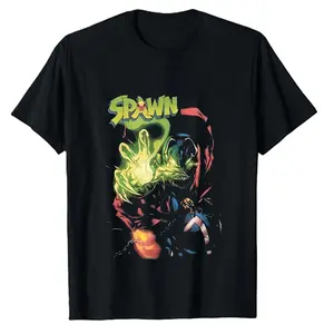 Spawn Movie Graphic Short Sleeve Retro Unisex Reprint Men's T-Shirt Sweatshirt, Cotton Casual Menswear Top