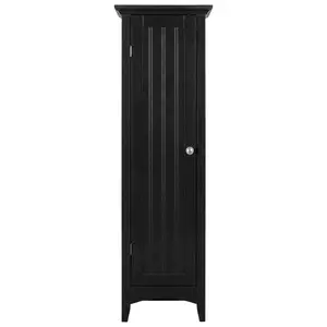 Sturdy MDF High-Density Engineered Board Kitchen Pantry Storage Cabinet - Single Door, Adjustable Shelves, Compact Size Tall Cupboards, Cupboards Large Organizer Tall for Utility Room