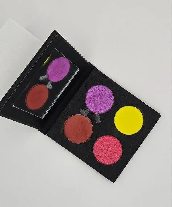 Summer Sunset Makeup Palette - Vibrant 4 Shades for Eye Makeup Perfect for Summer Looks