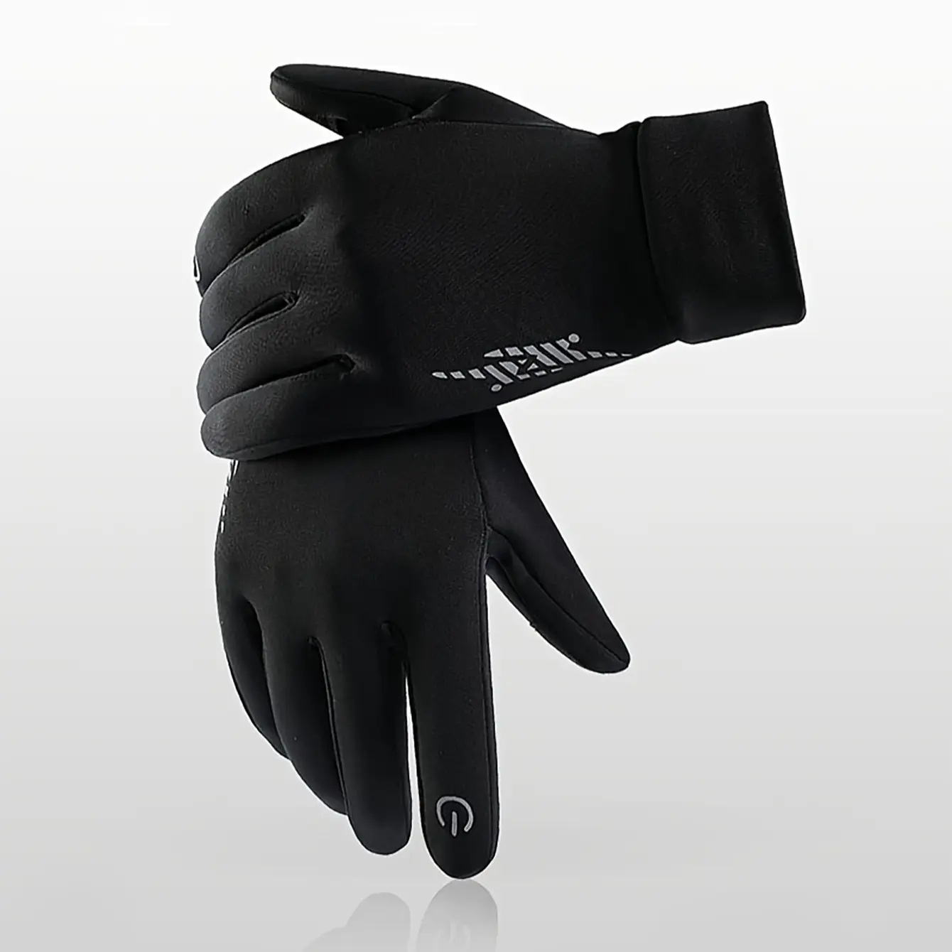1 Pair Winter Ski Gloves, Touch Screen Design Thermal Lined Gloves for Adult, Multifunctional Sports Gloves for Cycling Running Freezer Work