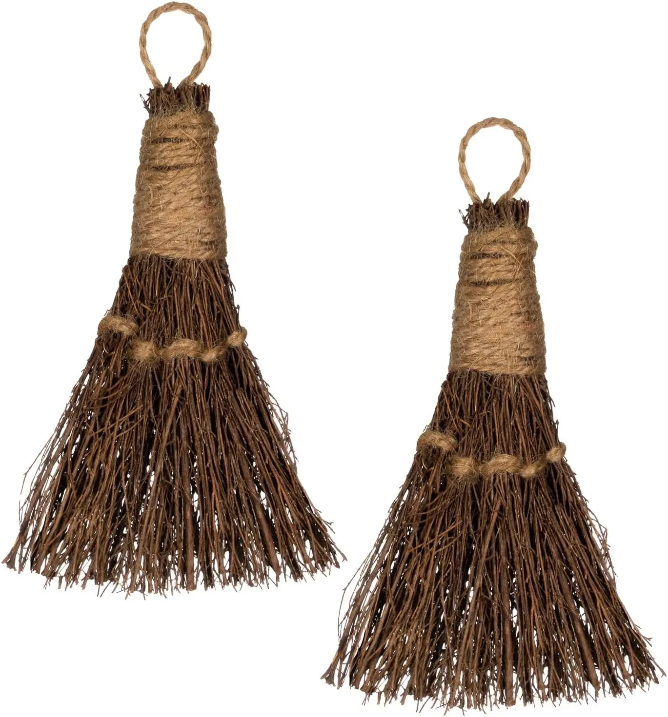 Cinnamon Broom - Cinnamon Broomstick Scented 6in (2 Pack) - Decorative Mini Broomsticks - Cinnamon Scented Brooms - Door Protection