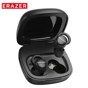 ERAZER XT96PRO LCD Wireless Bluetooth Earphones,Sleeping Headphones with Mic,Full Color Display Charging Case Headsets for Sleep