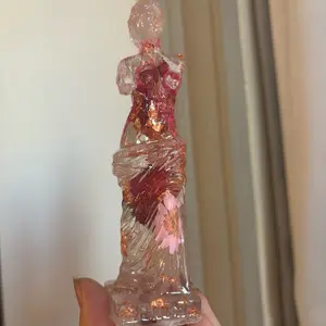 Pink and Rose Gold Aphrodite Venus Statue