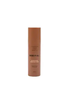 Bare It All Skin Golden Hour Bronzing Créme Travel Size - 50ml Body Bronzer - Vitamin C, Caffeine & Hyaluronic Acid - Clinically Formulated - Firming & Age-Defying - Sun-Kissed Shimmer Glow - Cruelty-Free - For Women
