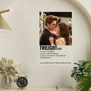 Twilight Poster,Canvas Wall Art For Living Room Decor Aesthetic Vintage Posters & Prints Girls Bedroom Large College Dorm Fall Kitchen Decorations Growth Mindset Classroom,[Canvas Painting For Home Decor] Wall Art Pictures, Home Decor, Bedroom