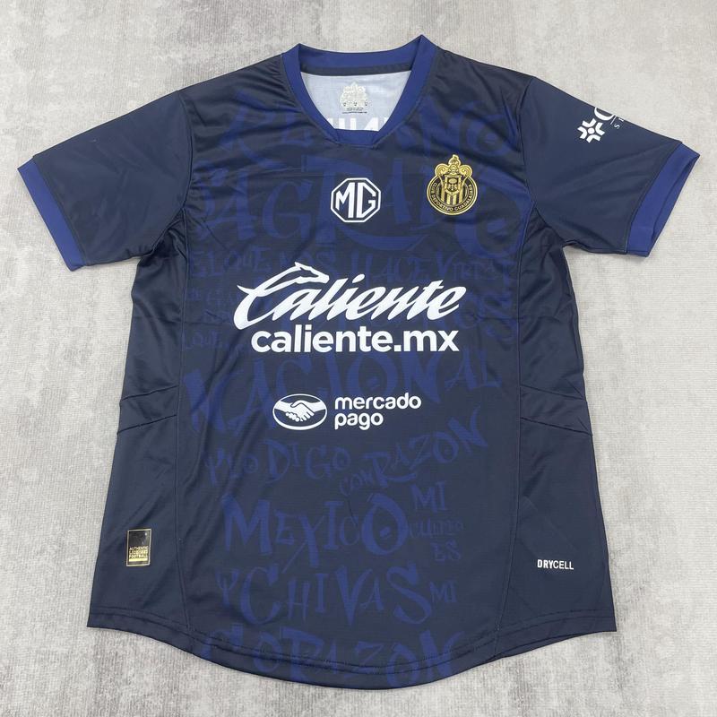 24 25 Mexico League Chivas de Guadalajara Away Short Sleeve Soccer Jersey
