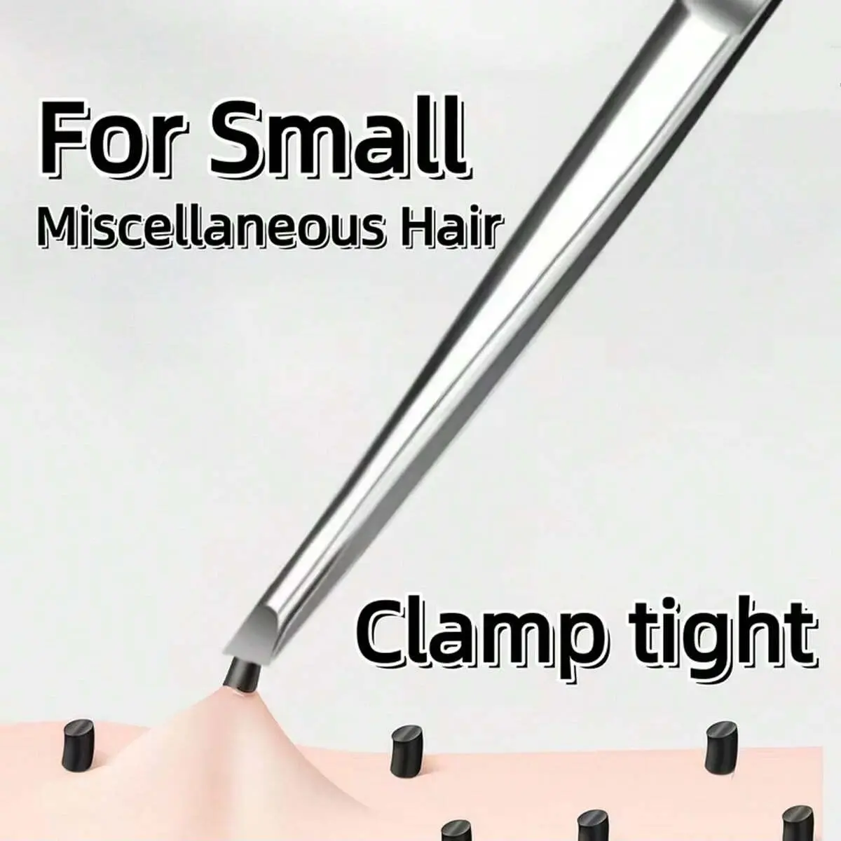High Quality Stainless Steel Eyebrow Tweezers, Hair Removal Pliers, Ingrown Hair Tweezers, Angled Eyebrow Tweezers, Facial Care Tools, Single Piece, Angled Design, Precision Grip, Portable, Grooming, Cosmetic Tools, Beauty Care Tool