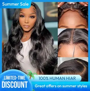 Asteria Hair Ready To Go Glueless Wig Body Wave 7x5/7x4 Pre Cut Lace Closure Human Hair Wigs Bleached Knots with 250% Density #tiktokshopstockup