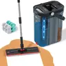 Homettler  Mop   Set with Separate Dirty & Clean Water Compartments, 65-in Stainless Steel Adjustable Flat Mop for Wood & Tile Floors, Stainless Steel Brush Household Tool hard cleaning perfect christmas gift replacement heads cubeta exprimidora