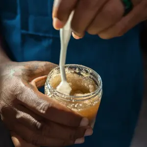 Harp Vision Self Care Naked Body Scrub All Natural Vegan Soap Invigorating Scrub for Soft Polished Skin Exfoliate Nourish Glow