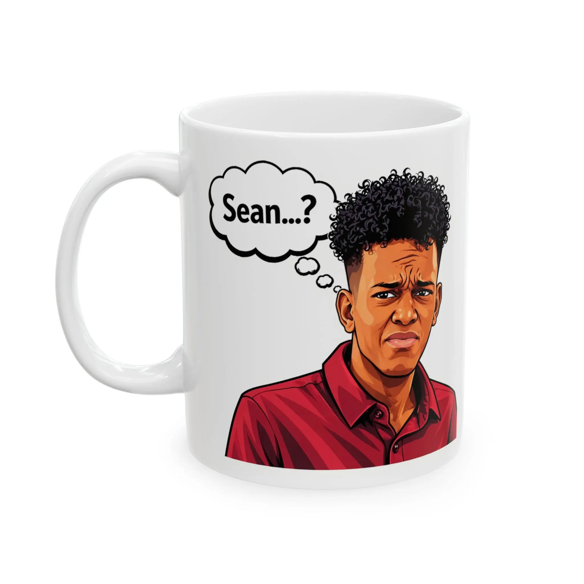 Sean...Mug , Love on the Spectrum Logan Coffee Cup Ceramic Drinkware Glossy