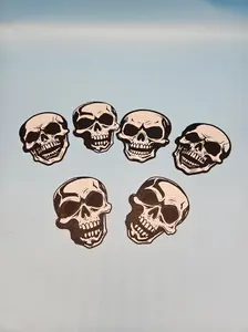 3D-Printed Skull Coaster Set decorative coaster zip  coaster
