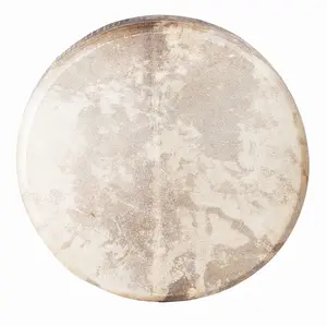Terre Handcrafted Shaman Drum 16in 20in 24in - Goat Skin Viking Leather Style - Native American Frame Drum - Musical Gift