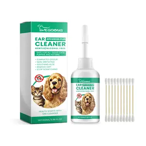 Pet Ear Cleaner Ear Drops for Dogs & Cats, Relieve Itchy Ear, Odor and Remove Ear Wax, Puppy Cleaner dog ear care cat ear hygiene