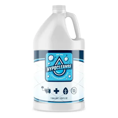 Multi-Surface Cleaner - Hypocleanse Hypochlorous Acid, 500 PPM, 1 Gallon
