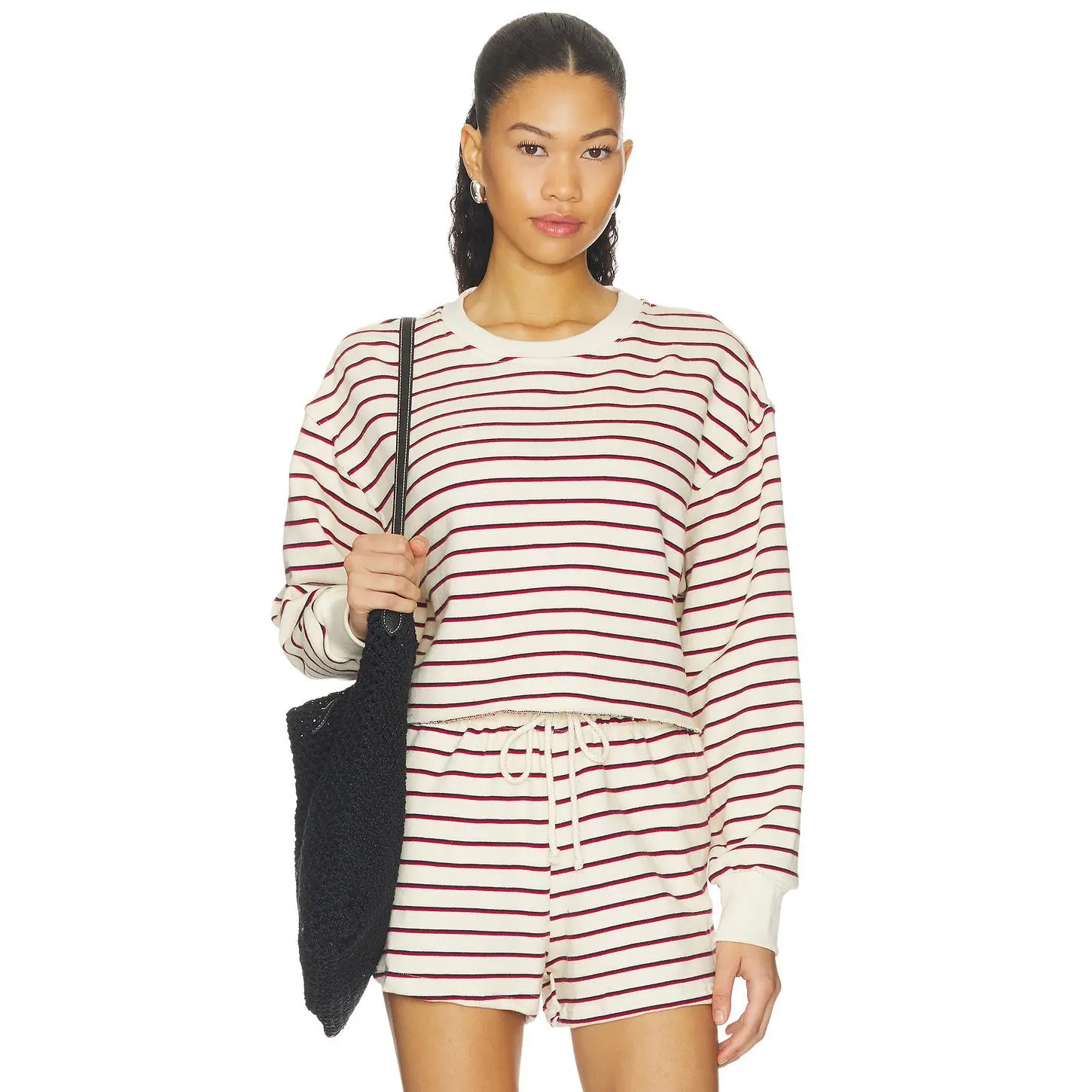 STRUT-THIS The Sonoma Sweatshirt in Stripe