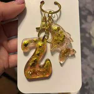 Alphabet letter keychain