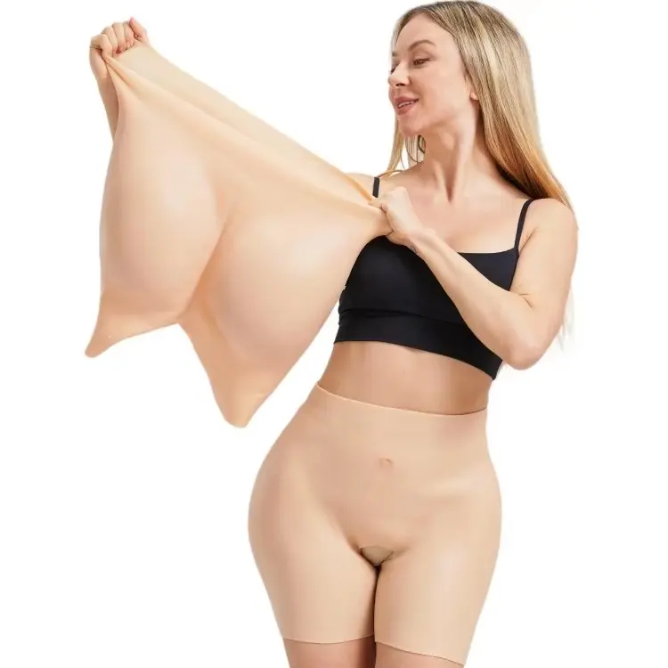 Girls Sexy Breathable Silicone Firm Control Panties for Hips Enhancement Butt Thickening Shaping Underwear