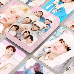 55pcs/set Kpop Photo album SKZ'S Clock Lee Know Hyunjin Changbin Lomo Cards Photocards Fans Collcetion High Quality HD Postcar