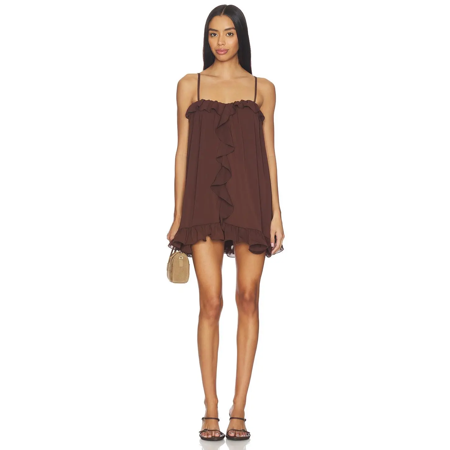 maxi dress mesh Rotate Women's 3D Mesh Maxi Dress – Saint Bernard