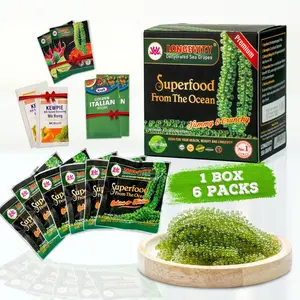 2026!!! Longevity Dehydrated Sea Grapes Green Caviar Umibudo Latok Seaweed Organic Premium
