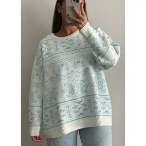 Malan Snowflake Oversized Sweater