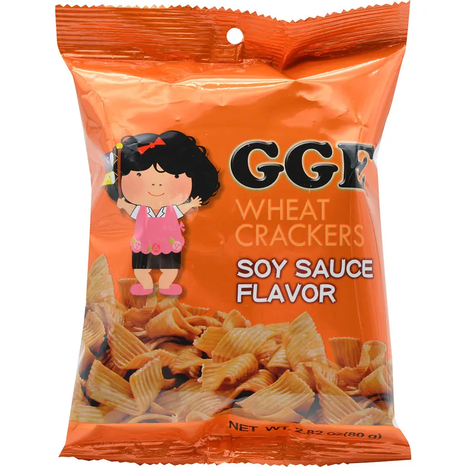 Wei Lih GGE Soy Sauce Ramen Crispy Crackers - Wheat-Based Asian Bites Snack, Crunchy Flavorful Flavored Treat, Savory Puffed Good, Room Temperature Ready, Crunchy Flavorful Snack Wei Lih GGE Soy Sauce Ramen Crispy Crackers - Wheat-Based Asian Bites Snack, Crunchy Flavorful Flavored Treat, Savory Puffed Good, Room Temperature Ready, Crunchy Flavorful Snack